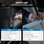 Pro World Cup Outdoor Foosball Table for Adults