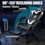 Czlolo Racing Style Gaming Chair with Footrest