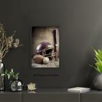 Vintage Baseball Wall Art for Man Cave Decor