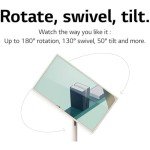 LG 27-Inch Portable Touch-Screen Monitor - Beige