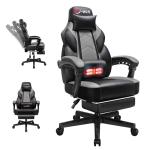 Gaming Chair with Footrest and High Back