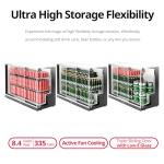 54" Sliding Door Bar Cooler for 335 Cans