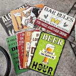 Funny Vintage Metal Signs for Man Cave Decor