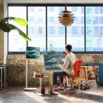 LG 27-Inch Portable Touch-Screen Monitor - Beige