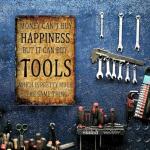Funny Tools Sign for Man Cave Garage Decor