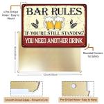 Funny Vintage Metal Signs for Man Cave Decor