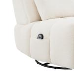 Oversized Swivel Rocker Recliner with Lumbar Support