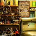 Funny Tools Sign for Man Cave Garage Decor