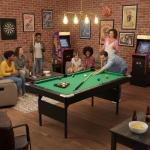 6-Ft Folding Pool Table with Accessories Bundle