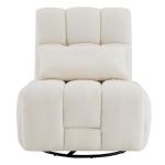 Oversized Swivel Rocker Recliner with Lumbar Support