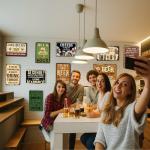 Funny Vintage Metal Signs for Man Cave Decor