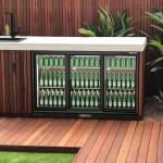 54" Sliding Door Bar Cooler for 335 Cans