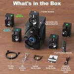 Wireless Surround Sound System with Subwoofer