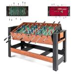 Goplus 2-in-1 Foosball & Pool Combo Table