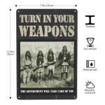 Funny Vintage Man Cave Wall Sign 12"x8