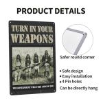 Funny Vintage Man Cave Wall Sign 12"x8