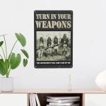 Funny Vintage Man Cave Wall Sign 12"x8