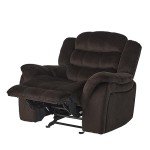 Hawthorne Chocolate Glider Recliner for Man Cave