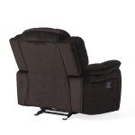 Hawthorne Chocolate Glider Recliner for Man Cave