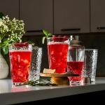 Set of 10 Hammered Glass Cocktail Cups