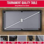 GoSports 8 ft Wood Finish Pool Table