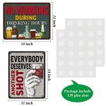 9-Piece Funny Bar Sign Set for Man Cave