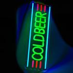 Xixkilly Cold Beer Neon Sign for Man Cave