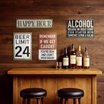Funny Metal Beer Sign for Man Cave Decor