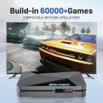 Kinhank Super Console X2 Pro Retro Game Console with 60000+Games,Video Game Console EmuELEC 4.5&Android 9.0 in 1,Compatible with 65+ Emulators,2 Controllers