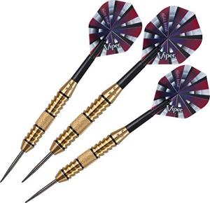 Viper Elite Brass Steel Tip Darts, 24 Grams