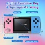 Handheld Video Games for Kids, Preloaded 216 Classic Retro Games, Portable Arcade Game Console with 3.5" Screen and Rechargeable Battery, Kids Electronic Game for Boys Girls Ages 8-12