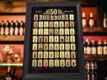 Bourbon Bucket List Scratch Off Poster - Top 50 Bourbons | Wall Decor for Man Caves, Bars & Offices | Birthday Gift for Whiskey Lovers
