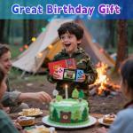 Handheld Video Games for Kids, Preloaded 216 Classic Retro Games, Portable Arcade Game Console with 3.5" Screen and Rechargeable Battery, Kids Electronic Game for Boys Girls Ages 8-12