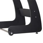 KICK Monarch 48" Folding Foosball Table (Gray) – Compact Indoor Foldable Fuseball Table for Adults & Kids – 2 Foosballs, Chrome Rods, Slide Scorers, Rolling Wheels