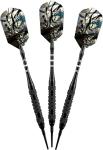 Viper by GLD Products Black Magic Soft Tip Darts, Medium Knurling, 18 Grams,20-0412-18