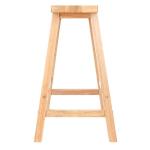 Winsome Satori Saddle Seat Counter Stool, for Kitchen, 24", Natural