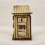 Mini Rustic Wood Outhouse - DND - Dice Jail - Personalized