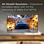 TCL 65 Inch Class T7 Series | 4K QLED HDR | 65T7, 2025 Model | 120HZ-144HZ High Brightness Smart Google TV Dolby Atmos Audio | Voice Remote Alexa Gaming Streaming Television