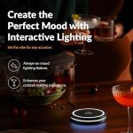 Barsys Smart Coaster 2.0 (Black) – Portable Cocktail Maker & Drink Mixer, App-Enabled Home Bartender Machine with 1000+ Recipes for Cocktails & Mocktails