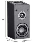 Monoprice Premium 5.1.4-Ch. Immersive Home Theater System - with 8 Inch 200 Watt Subwoofer, Dolby Atmos Compatible, Black