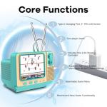 Mini TV Retro Handheld Game Console -42 JALECO Licensed Classic Games, Portable Gaming Toy with TF Card to Expand 80s 90s Games, Support Two Players & Game Save, Ideal Gift for Boys Girls