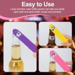 WEGAZ-5 Pack 7 Inches Large Colorful Beer Bottle Openers，Stainless Steel ﻿