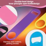 WEGAZ-5 Pack 7 Inches Large Colorful Beer Bottle Openers，Stainless Steel ﻿