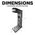 CREATIVE ARCADES Knockout Challenge Boxing Arcade Machine, Punch Out Pro - Full Size Commercial Arcade Machine