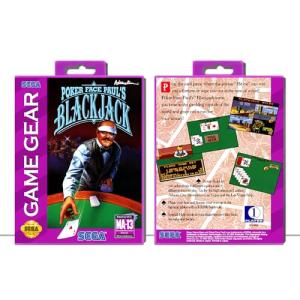 Poker Face Paul's Blackjack | (SGGP) Sega Game Gear - Game Case Only - No Game