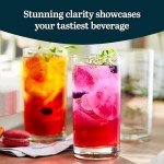 Durable Lead-Free Tumbler Glass Set for Drinks