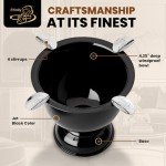 Stinky Cigar Tall Ashtray with 4 Stirrups