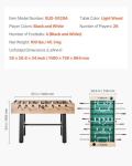 VEVOR Foosball Table, 55-inch Standard Size Table, Indoor Full-Size Foosball Tables with 4 Balls and 26 Players, Includes Durable Soccer Set, Score Keeper & Cup Holders, for Home, Family, Game Room