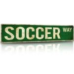 Rasonus Soccer Gifts for Boys 8-12 Men Soccer Poster Wall Decor for Girls Room, Vintage Sports Decor Teen Boys Birthday Christmas Wall Art for Bedroom Man Cave