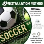 Rasonus Soccer Gifts for Boys 8-12 Men Soccer Poster Wall Decor for Girls Room, Vintage Sports Decor Teen Boys Birthday Christmas Wall Art for Bedroom Man Cave